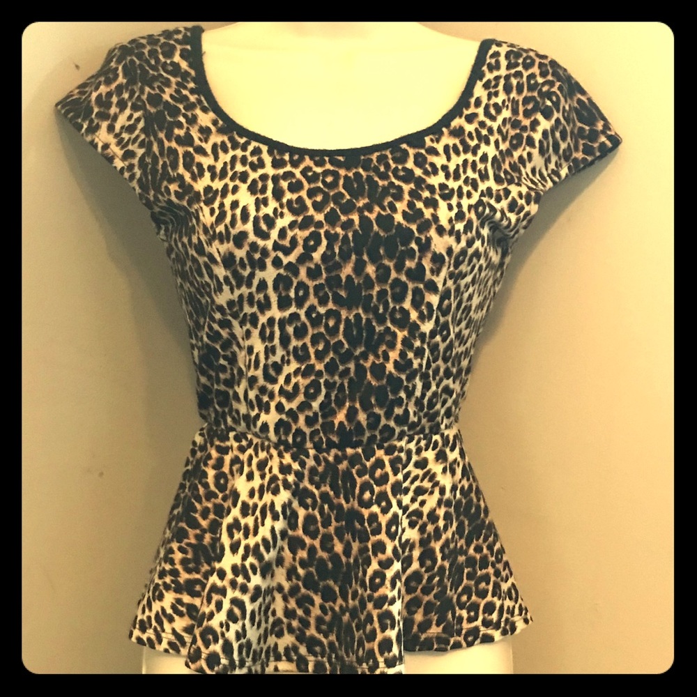 Small leopard print top by Charlotte Russe
